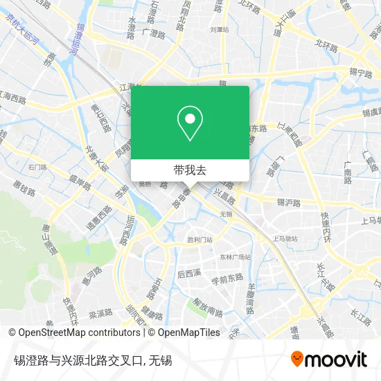 锡澄路与兴源北路交叉口地图