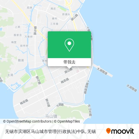 无锡市滨湖区马山城市管理(行政执法)中队地图