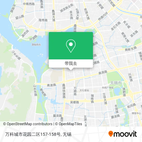 万科城市花园二区157-158号地图