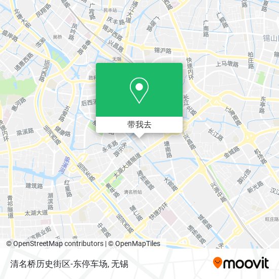 清名桥历史街区-东停车场地图