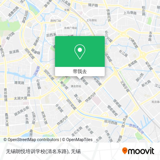 无锡朗悦培训学校(清名东路)地图