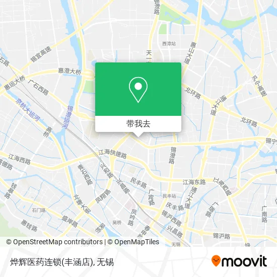 烨辉医药连锁(丰涵店)地图