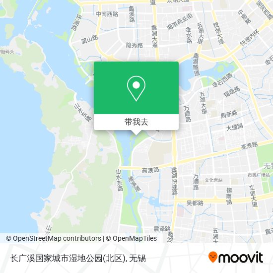 长广溪国家城市湿地公园(北区)地图