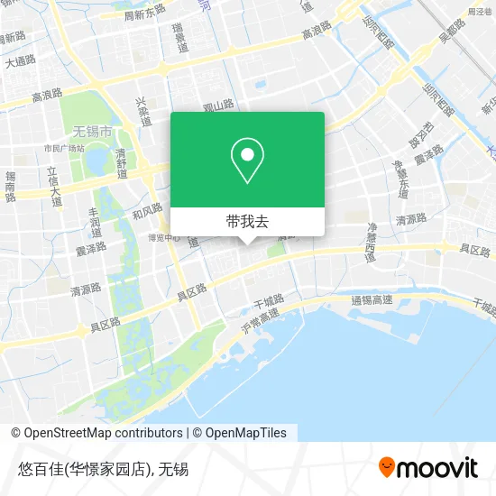 悠百佳(华憬家园店)地图