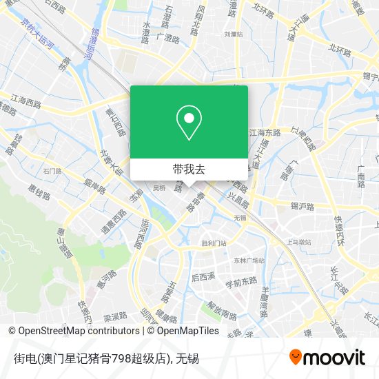 街电(澳门星记猪骨798超级店)地图