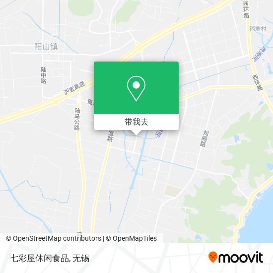 七彩屋休闲食品地图