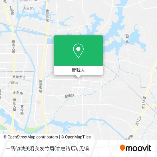 一绣倾城美容美发竹眉(春惠路店)地图