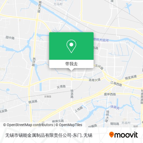 无锡市锡能金属制品有限责任公司-东门地图