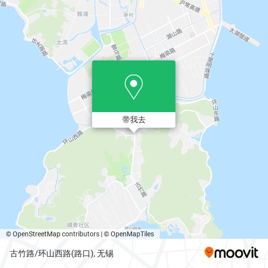 古竹路/环山西路(路口)地图