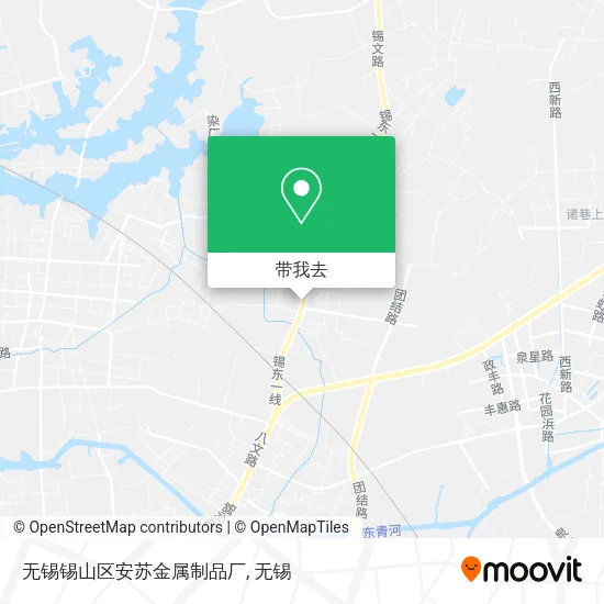 无锡锡山区安苏金属制品厂地图
