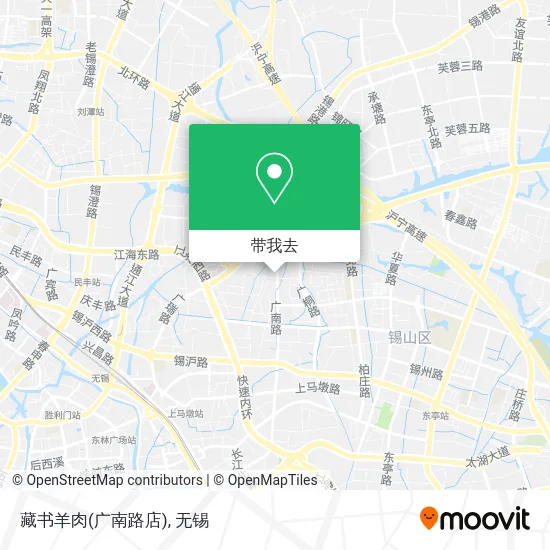 藏书羊肉(广南路店)地图