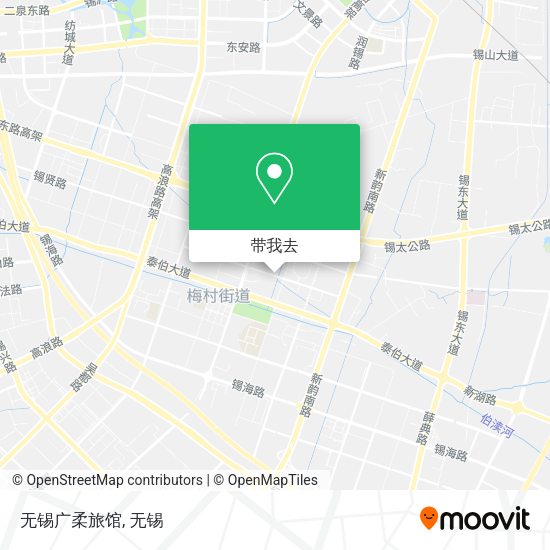 无锡广柔旅馆地图
