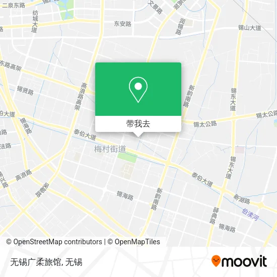 无锡广柔旅馆地图