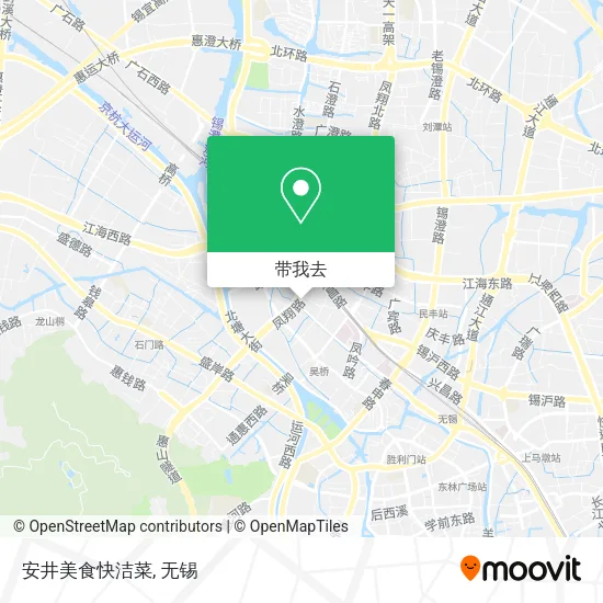 安井美食快洁菜地图