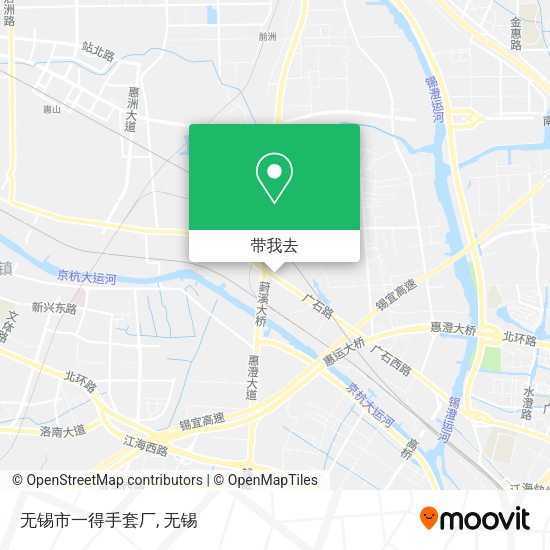 无锡市一得手套厂地图