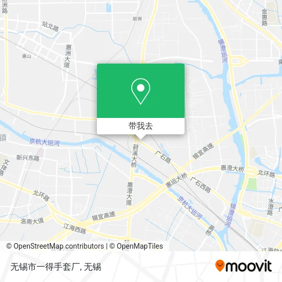 无锡市一得手套厂地图