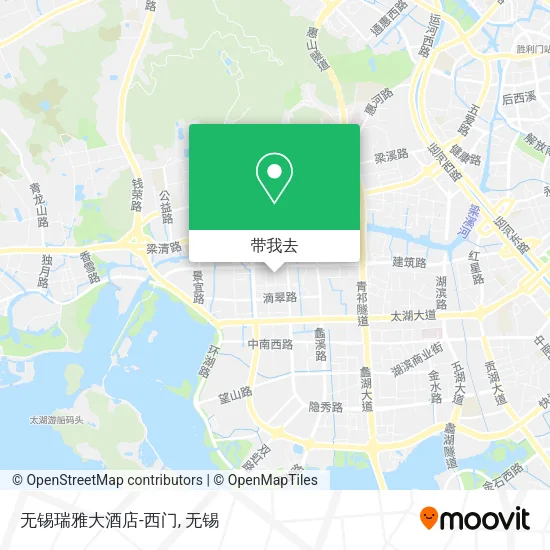 无锡瑞雅大酒店-西门地图