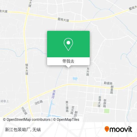 新江包装箱厂地图
