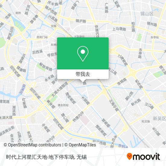 时代上河星汇天地-地下停车场地图
