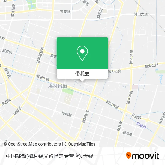 中国移动(梅村锡义路指定专营店)地图