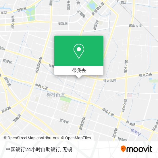 中国银行24小时自助银行地图