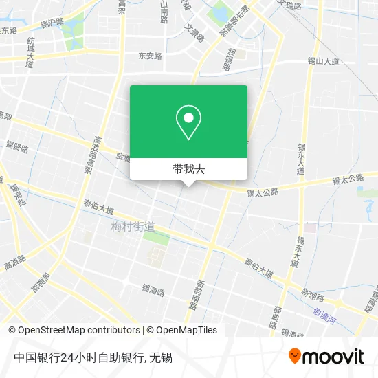中国银行24小时自助银行地图