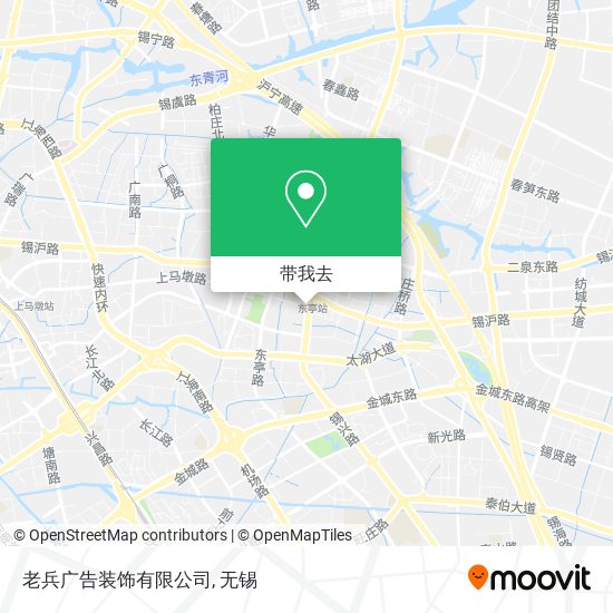 老兵广告装饰有限公司地图