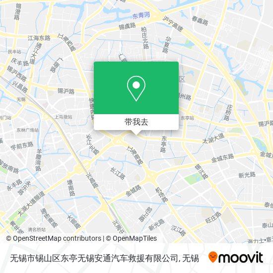 无锡市锡山区东亭无锡安通汽车救援有限公司地图