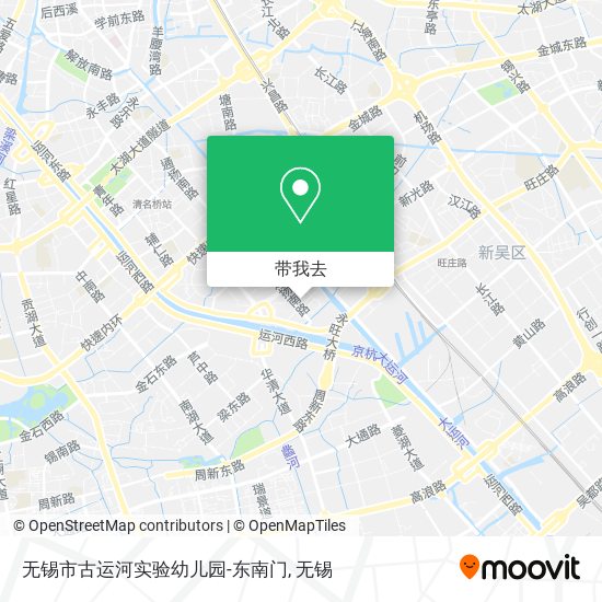 无锡市古运河实验幼儿园-东南门地图