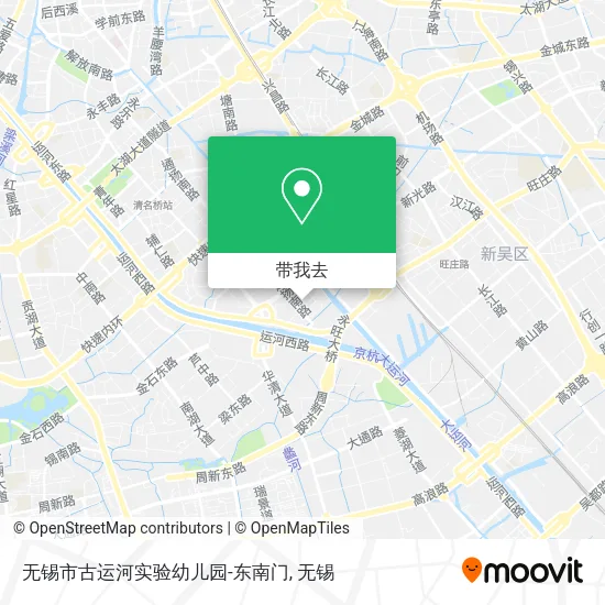 无锡市古运河实验幼儿园-东南门地图