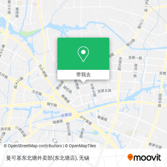 曼可基东北塘外卖部(东北塘店)地图