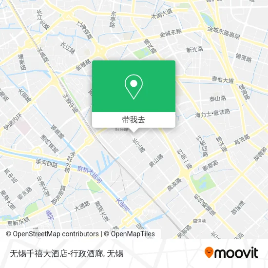 无锡千禧大酒店-行政酒廊地图