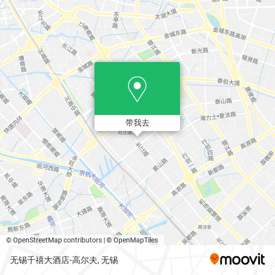 无锡千禧大酒店-高尔夫地图