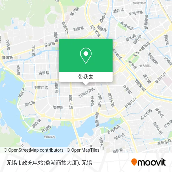 无锡市政充电站(蠡湖商旅大厦)地图