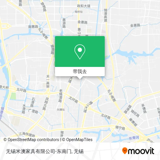 无锡米澳家具有限公司-东南门地图