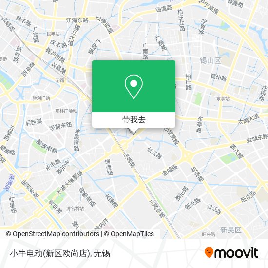 小牛电动(新区欧尚店)地图