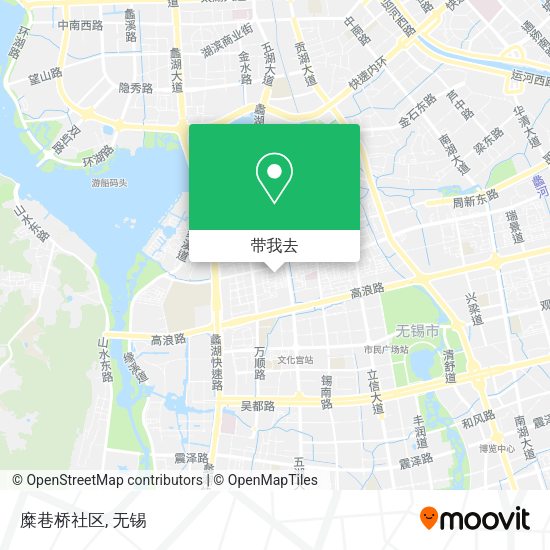 糜巷桥社区地图