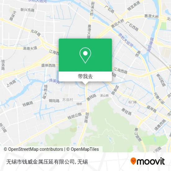 无锡市钱威金属压延有限公司地图