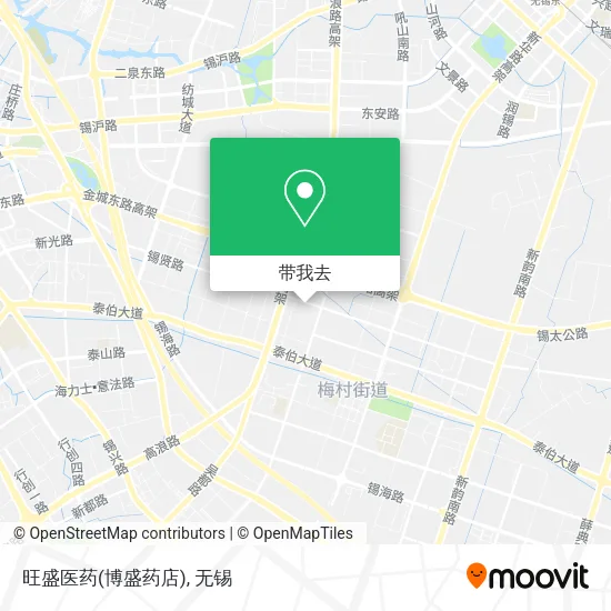 旺盛医药(博盛药店)地图