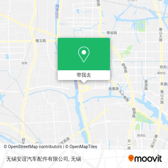 无锡安谊汽车配件有限公司地图