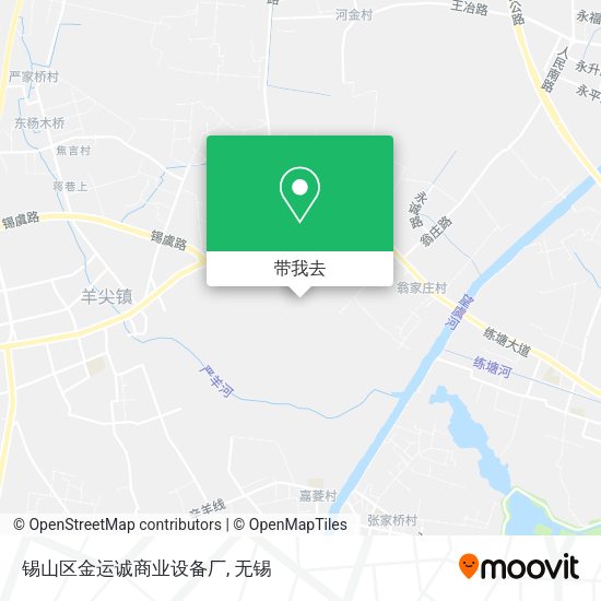 锡山区金运诚商业设备厂地图