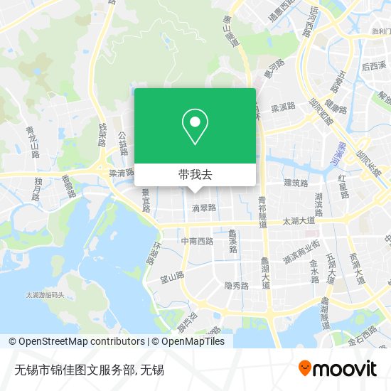 无锡市锦佳图文服务部地图