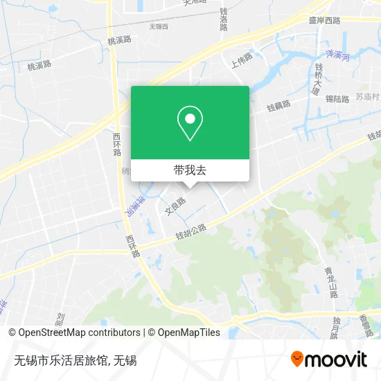 无锡市乐活居旅馆地图