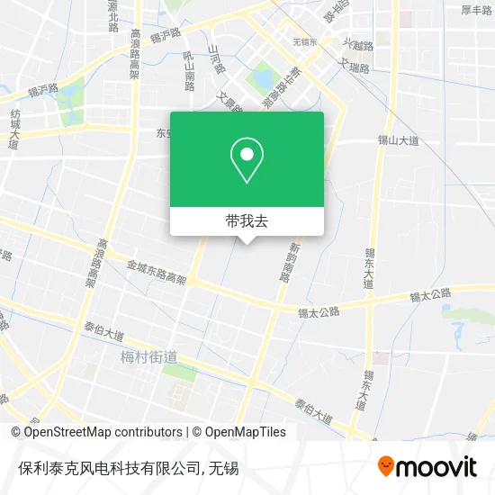 保利泰克风电科技有限公司地图