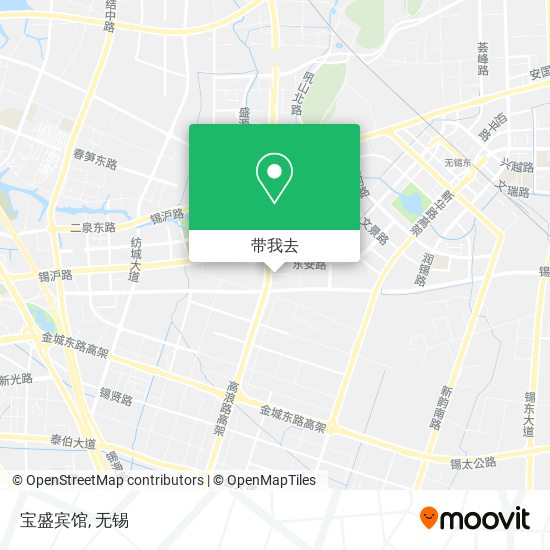 宝盛宾馆地图