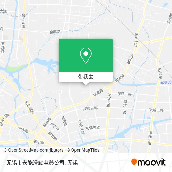 无锡市安能滑触电器公司地图