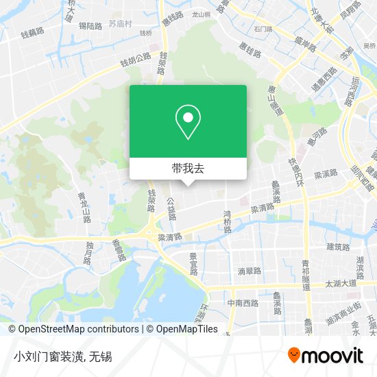小刘门窗装潢地图