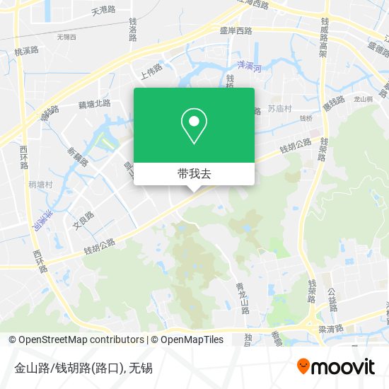 金山路/钱胡路(路口)地图
