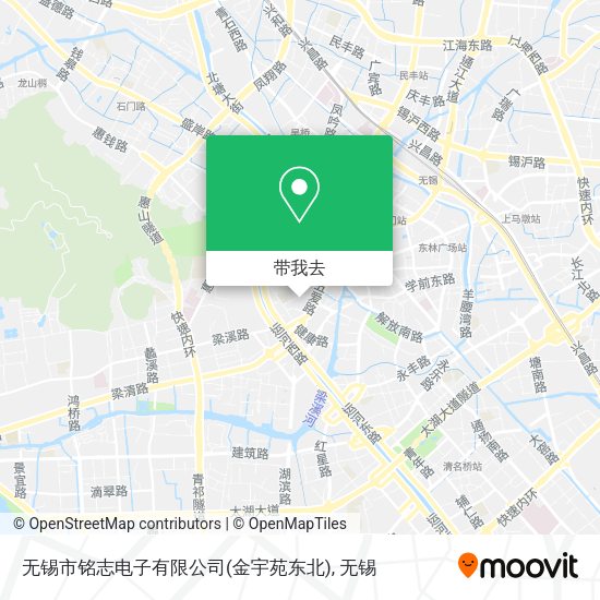 无锡市铭志电子有限公司(金宇苑东北)地图