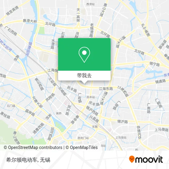 希尔顿电动车地图